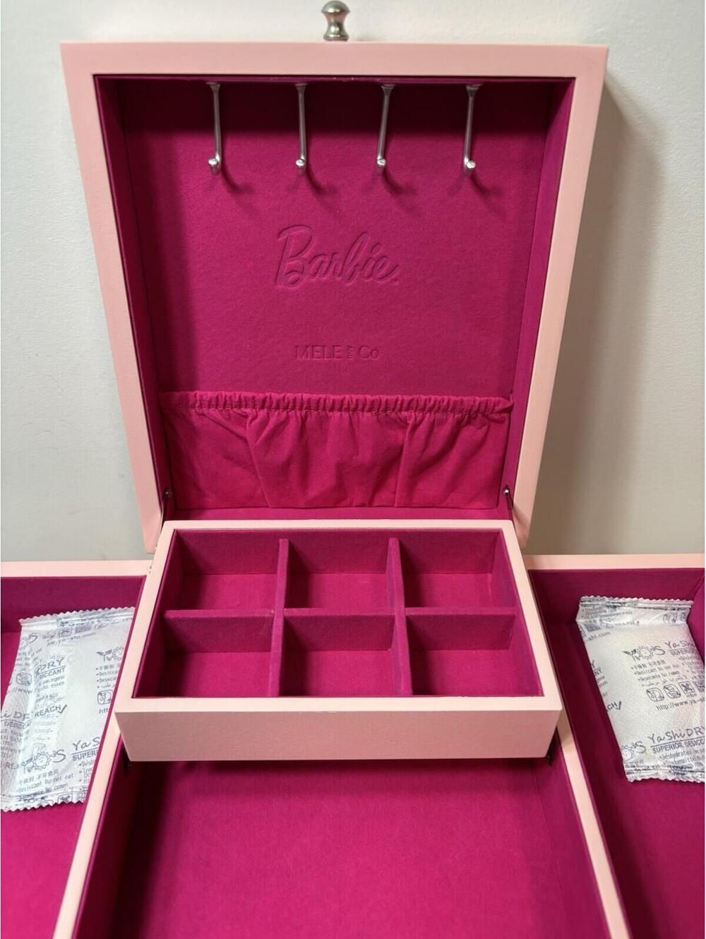 Barbie Baubles Wooden Jewelry Box by Mele and Co - Bling & Style! - Picture 9 of 14